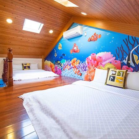 Apartmán Fish House 宜蘭獨棟別墅 戲水池 生態diy 安農溪自行車 Dongshan  Exteriér fotografie