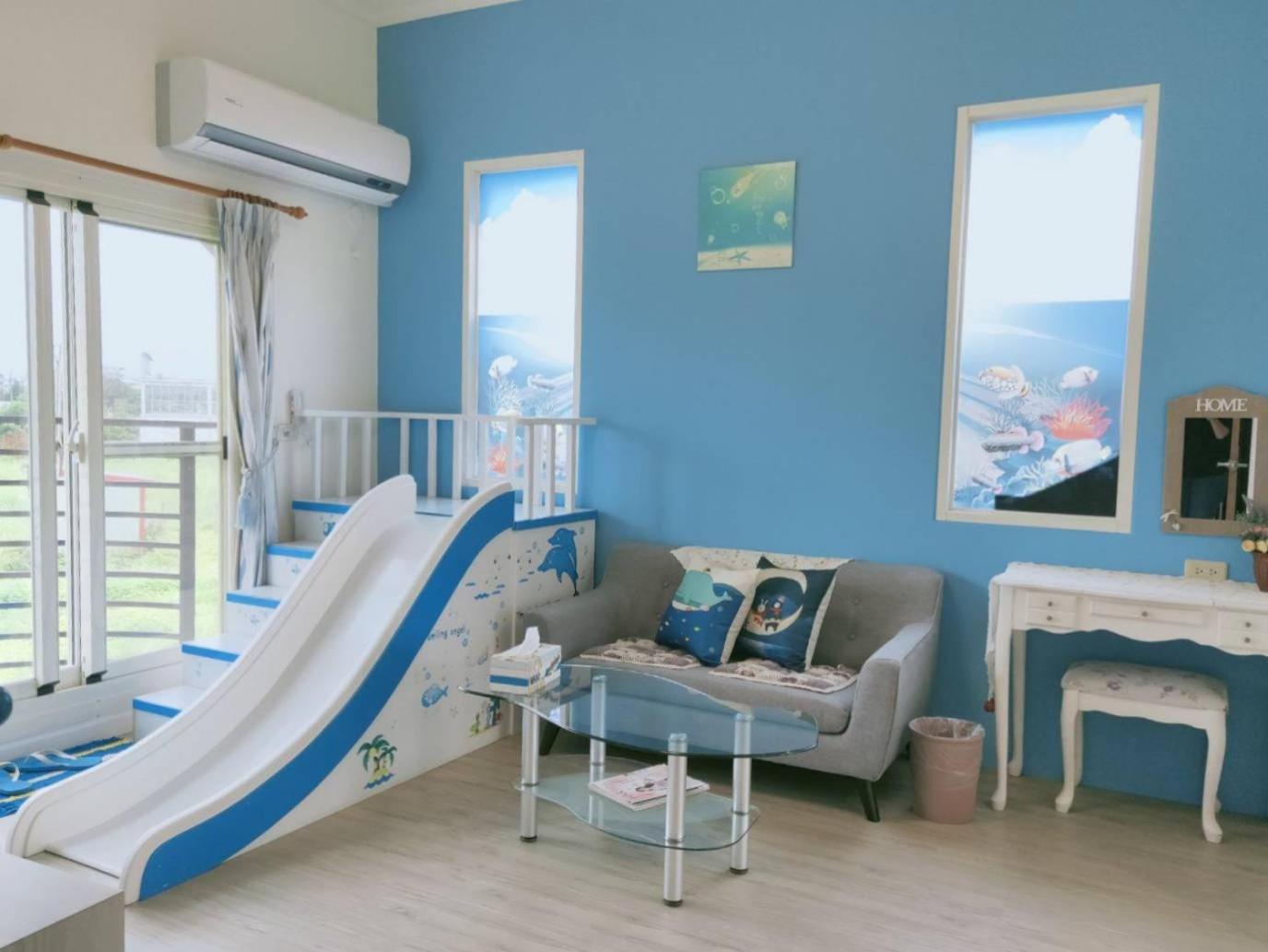 Apartmán Fish House 宜蘭獨棟別墅 戲水池 生態diy 安農溪自行車 Dongshan  Exteriér fotografie