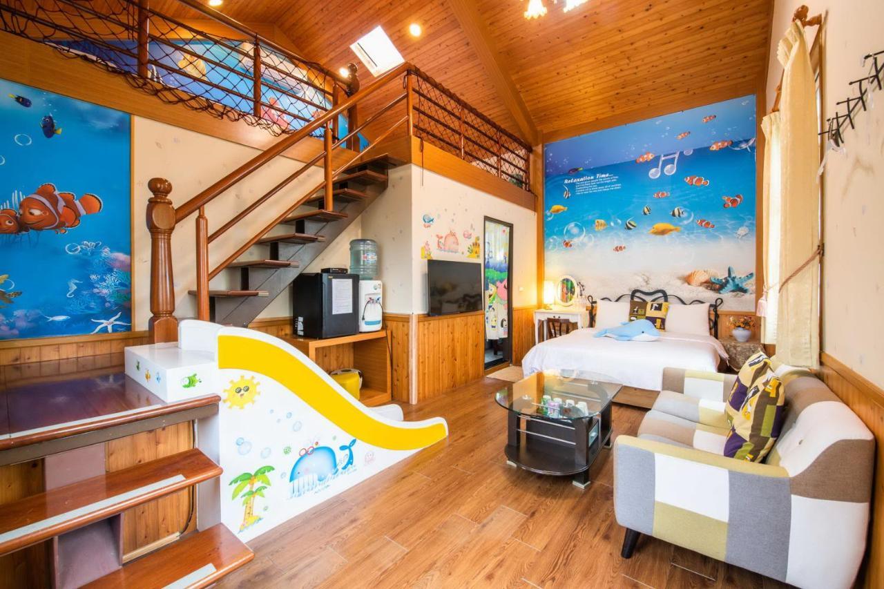 Apartmán Fish House 宜蘭獨棟別墅 戲水池 生態diy 安農溪自行車 Dongshan  Exteriér fotografie